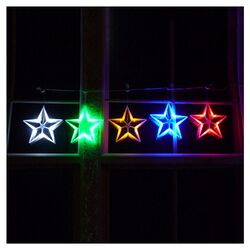 5 Star Colored String Light