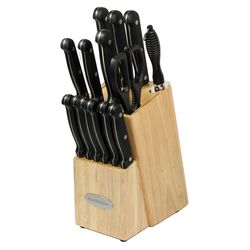 Contemporary 15 Piece Knife Block Set in Natural