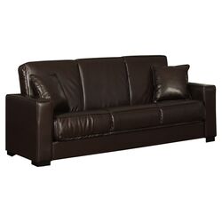 Puebla Convert-a-Couch Full Sleeper Sofa in Coffee Brown