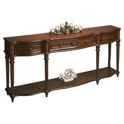 Masterpiece Console Table in Olive Ash Burl