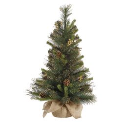 3' Glitter Mixed Artificial Christmas Tree