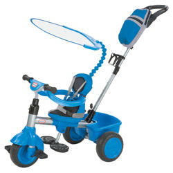 4 in 1 Deluxe Edition Tricycle in Cobalt Blue