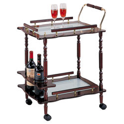 Flagstaff Serving Cart in Cherry Flagstaff Serving Cart in Cherry