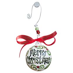 Merry Christmas Topiary Ornament