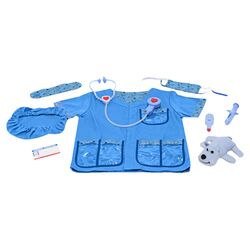 Veterinarian Role Play Costume Set in Blue