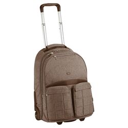 Porter Roller Bag in Chocolate Brown
