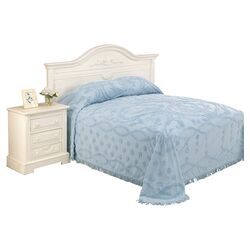 Chenille Bedspread in Blue