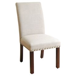 Anegada Parsons Upholstered Side Chair in Tan (Set of 2)