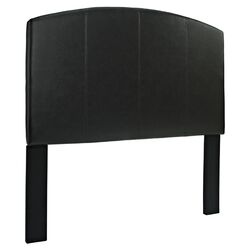 Upholstered Panel Headboard in Dark Brown