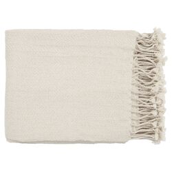 Turner Acrylic Throw in Off White