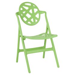 Jill Folding Chair in Green (Set of 4)