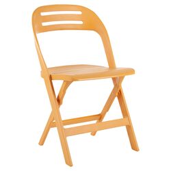 Billy Folding Chair in Orange (Set of 4)