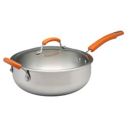 Rachael Ray Stainless Steel II 6 Qt. Chef Pan