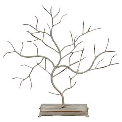 Tree Branches Décor in Rustic White