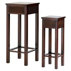 Santa Rosa 2 Piece Plant Stand Set in Cherry