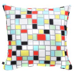 Geo Square Throw Pillow by Jacqueline Maldonado