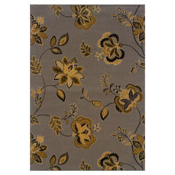 Stacie Gray & Gold Ikat Rug