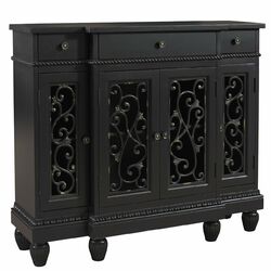 Mahé Breakfront Console Table in Black