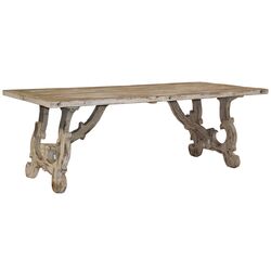 Pacific Dining Table in Antique White