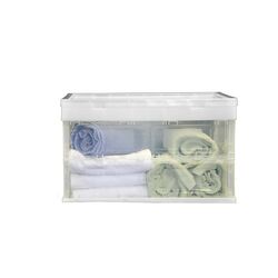 46.5 Qt Collapsible Clear Crate (Set of 3)