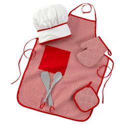 Tasty Treats Chef Accessory Set in Red