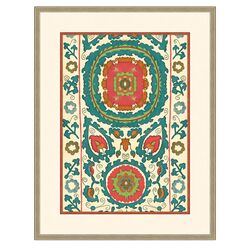 Uzbekistan Patterns Framed Wall Art I