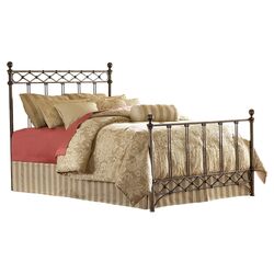 Argyle Metal Bed in Copper Chrome