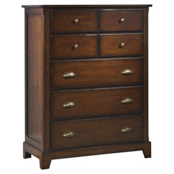 Pepper Creek 7 Drawer Chest in Dark Birch