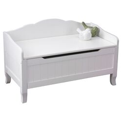 Nantucket Kids Toy Box in White