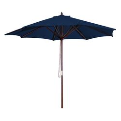9' Steel Market Umbrella in Burgundy