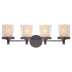 Decker 4 Light Wall Sconce in Sudbury Bronze