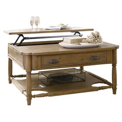 Down Home Lift-Top Coffee Table in Oatmeal