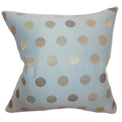 Calynda Dots Pillow in Light Blue