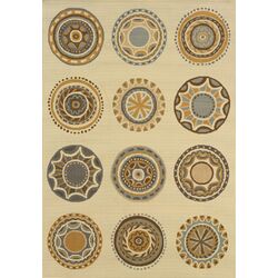 Duffy Brown & Ivory Outdoor Rug