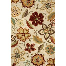 Ashlyn Navy/Ivory Floral Area Rug                 by Wildon Home