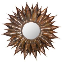 Sunflower Mirror in Copper