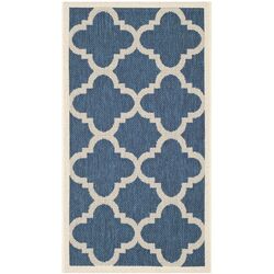 Chatham Blue / Ivory Chevron Area Rug