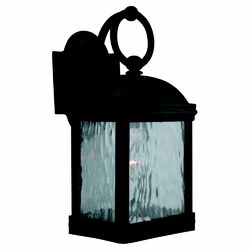 Sheppard 1 Light Outdoor Wall Lantern in Rust Patina I