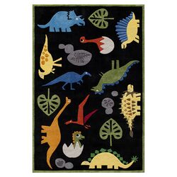 Lil Mo Whimsy Blue Safari Kids Rug