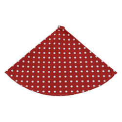 Ikat Dot Round Hemmed Tree Skirt 