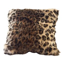 Ocelot Faux Fur Cheetah Pillow Cover
