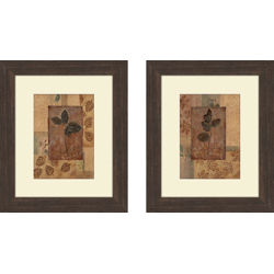 Unwrapped 'Misty Woodlands' by Herb Dickinson Painting Print on Canvas