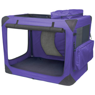Pet Gear Generation II Deluxe Portable Soft Dog Crate in Lavender - Intermediate