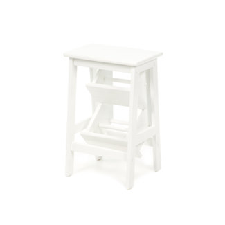 Boraam Industries Inc 24" Step Stool in White