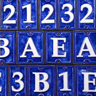 Ecco Ceramic Number Tiles