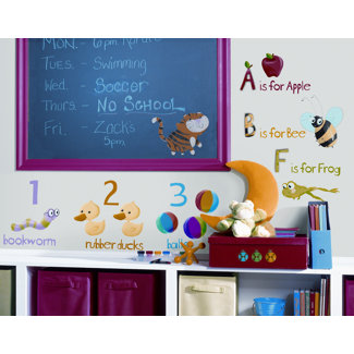 Room Mates Education Station Peel and Stick Wall Sticker
