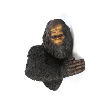 bigfoot the bashful yeti tree statue