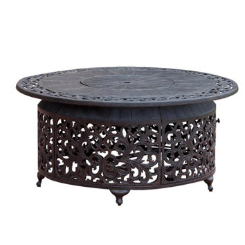 Fire Sense Cast Aluminum LPG Fire Pit