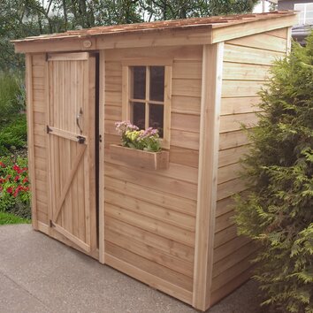 Outdoor-Living-Today-SpaceSaver-8.5ft.-W-x-4.5ft.-D-Wood-Lean-To-Shed 