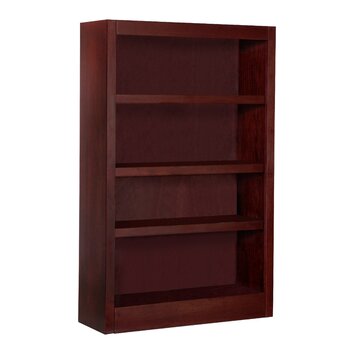 bookcase wood wide concepts single wayfair